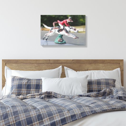 Fox Foxhunting Leinwanddruck (Insitu (Schlafzimmer))