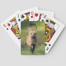 Fox Friend Playing Cards - Personalisieren Sie es!