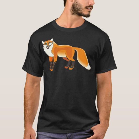 Fox Fuchs Animal Labor Print Labrador T-Shirt (Vorderseite)