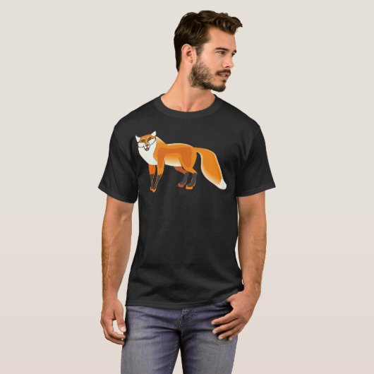 Fox Fuchs Animal Labor Print Labrador T-Shirt (Vorne ganz)