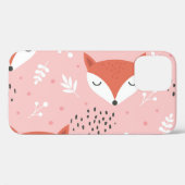 Fox Fun: Niedliches Waldmuster Case-Mate iPhone Hülle (Rückseite (Horizontal))
