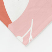 Fox Fun: Niedliches Waldmuster Fleecedecke (Ecke)