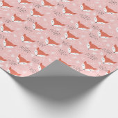 Fox Fun: Niedliches Waldmuster Geschenkpapier (Ecke)