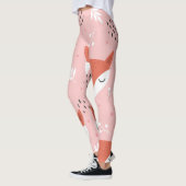 Fox Fun: Niedliches Waldmuster Leggings (Links)