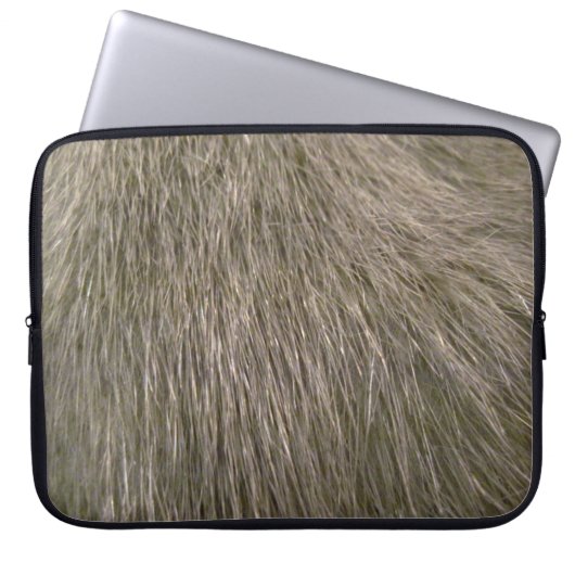 Fox-Fur-Notebookgehäuse Laptopschutzhülle (Vorderseite)