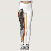 Fox - Geisttier, Totem-Wasserfarbe Joga Guide A Leggings (Vorderseite)