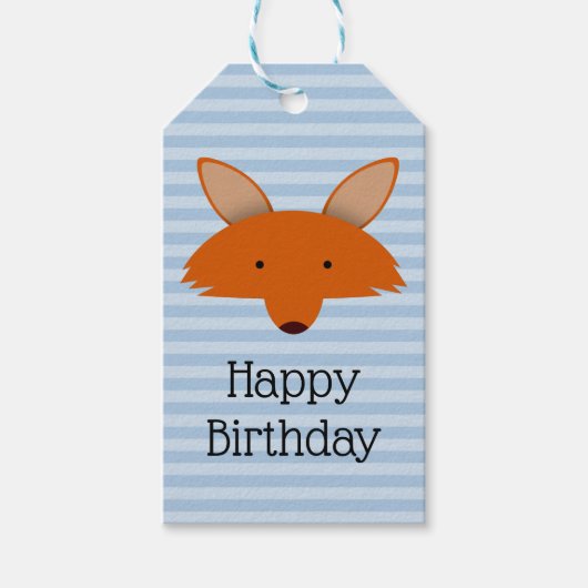 Fox Geschenkanhänger (Vorderseite)