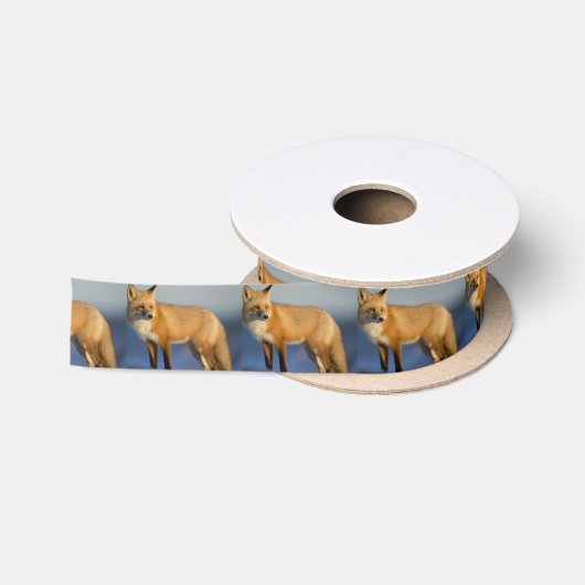 Fox-Geschenkverpackung, Winterfuchs Satinband (Spule)