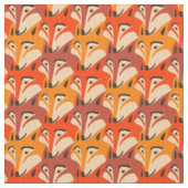Fox-Gesicht Dogtoothmuster Stoff (Nahaufnahme)