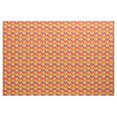 Fox-Gesicht Dogtoothmuster Stoff (Fat Quarter (45,7 x 55,9 cm))