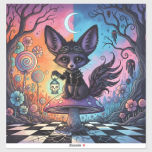 Fox geteilt durch die Twilight-Reiche Aufkleber