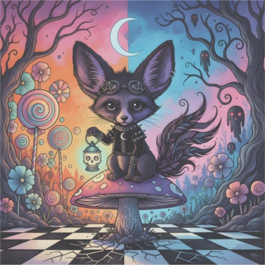 Fox geteilt durch die Twilight-Reiche Aufkleber (Vorderseite)