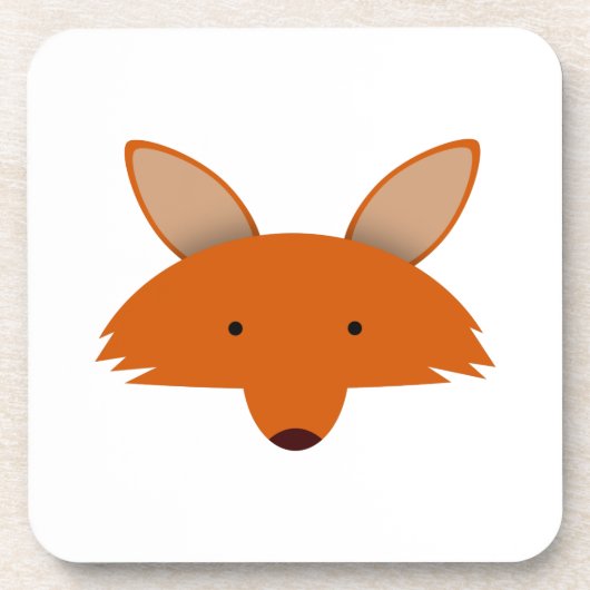 Fox Getränkeuntersetzer (Vorderseite)