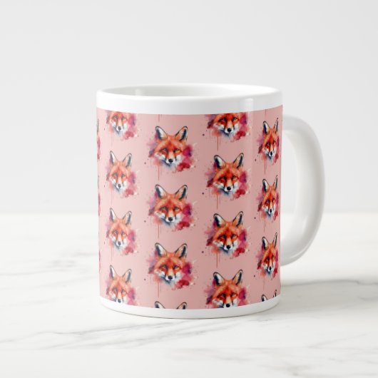 Fox Giant Coffee Mug Jumbo-Tasse (Vorderseite Rechts)