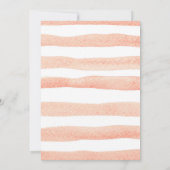 Fox Girl Fall Baby Shower Einladung (Rückseite)