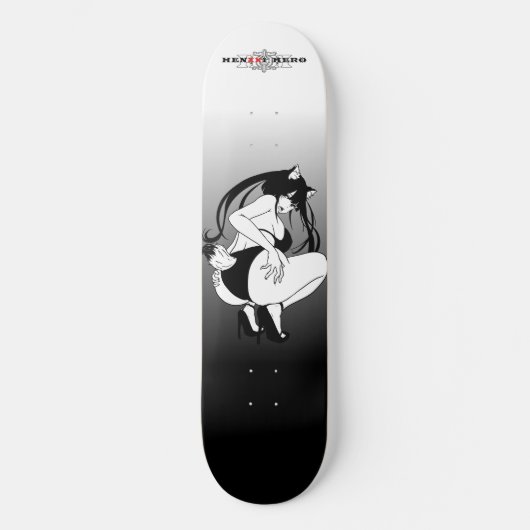 Fox Girl Skateboard (Vorderseite)