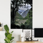 Fox Glacier Poster (Heimbüro)