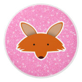 Fox-Glitzer Keramikknauf (Vorderseite)