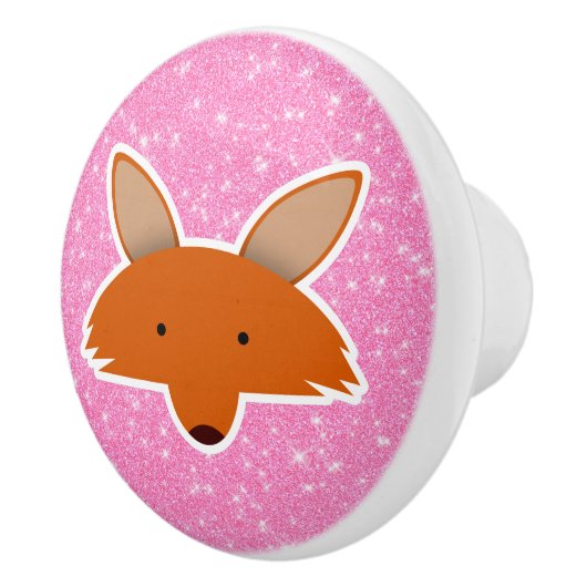 Fox-Glitzer Keramikknauf (Rechts)