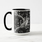 Fox, Glockenblumen und Efeu, einfarbig, silberne W Tasse (Links)