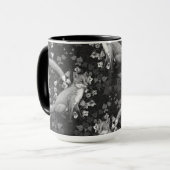Fox, Glockenblumen und Efeu, einfarbig, silberne W Tasse (Vorderseite Links)