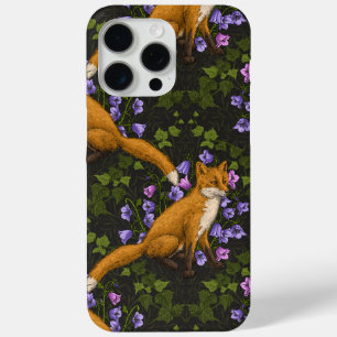 Fox, Glockenblumen und Efeu, grün, orange und viol Case-Mate iPhone Hülle