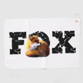 Fox Golfhandtuch (Horizontal)