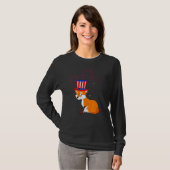Fox Graphic Red White Fireworks Decor 4. T-Shirt (Vorne ganz)