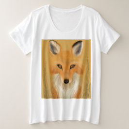 Fox Große Größe T-Shirt