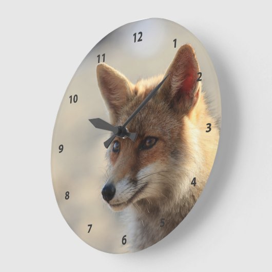Fox Große Wanduhr (Winkel)