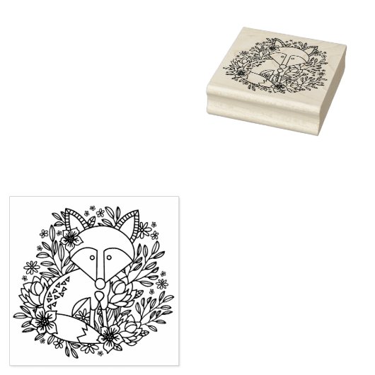 Fox Gummistempel (Stempel)