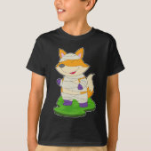 Fox Halloween Mummy T-Shirt (Vorderseite)