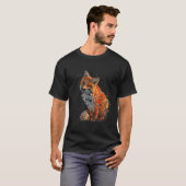 Fox Hand Painted Fox T-Shirt (Vorne ganz)