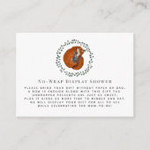 Fox & Hare | Keine Wrap Display Duscheinlage Begleitkarte (Vorderseite)