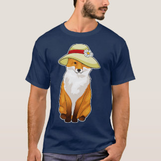 Fox-Hat-Blume T-Shirt