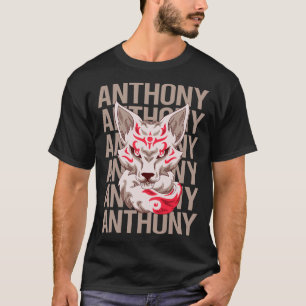 Fox Head - Anthony Name T-Shirt