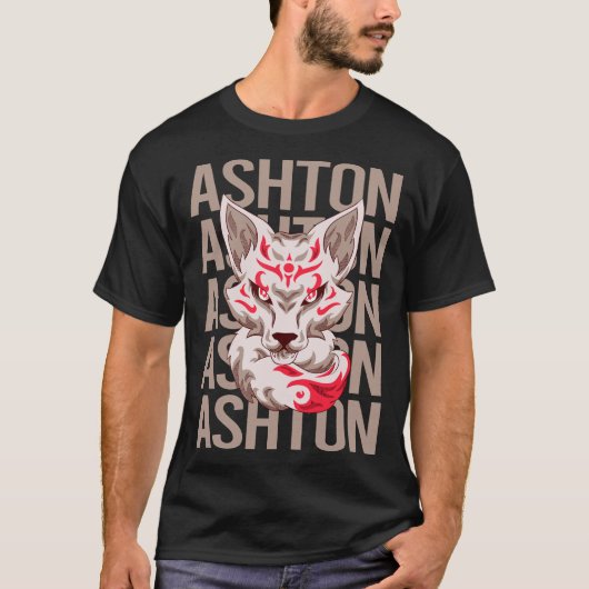 Fox Head - Ashton Name T-Shirt (Vorderseite)