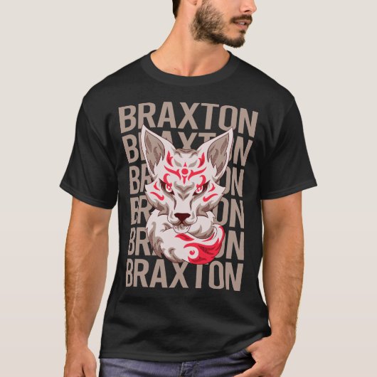 Fox Head - Braxton Name T-Shirt (Vorderseite)