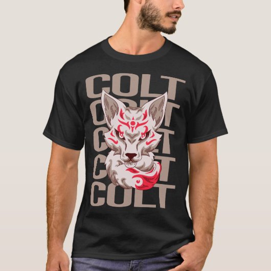 Fox Head - Colt Name T-Shirt (Vorderseite)