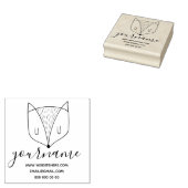 Fox Head Niedlich Wildtier Gummistempel (Stempel)