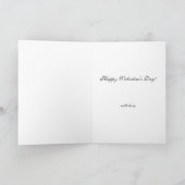 Fox & Heart Valentine Card Feiertagskarte (Innenseite)