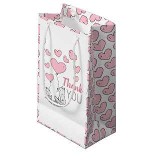 Fox Hearts Baby Dusche Vielen Dank für Ihre Unters Kleine Geschenktüte