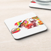 Fox Herbst schön Getränkeuntersetzer (Linke Seite)