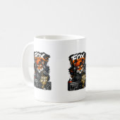 Fox Hip Hop Style Kaffeetasse (Vorderseite Links)
