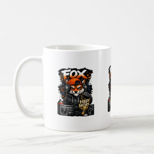 Fox Hip Hop Style Kaffeetasse (Links)