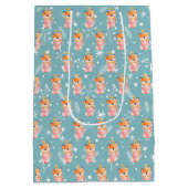 Fox Holidays Anpassen Mittlere Geschenktüte (Rückseite)