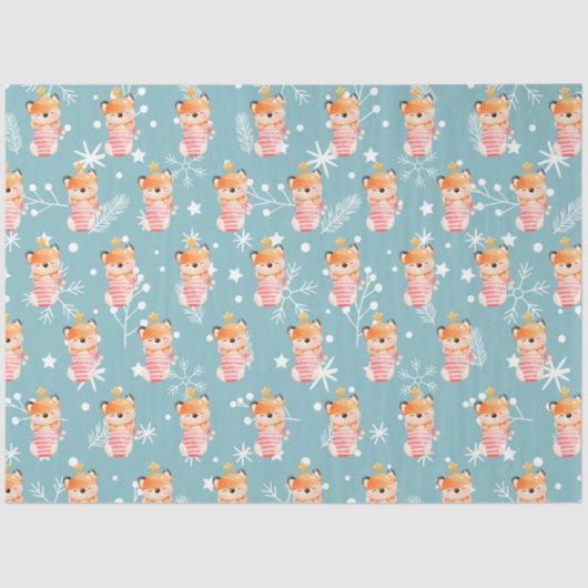 Fox Holidays Anpassen Seidenpapier (Vorderseite)