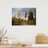 Fox Hunt England Vintag Art Print Poster (Küche)