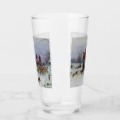 Fox Hunt Huntsmen und Hunden kehren Zuhause zurück Glas (Links)