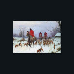 Fox Hunt Huntsmen und Hunden kehren Zuhause zurück Leinwanddruck<br><div class="desc">Fox Hunt Huntsmen und Hunden Returning Zuhause Canvas Print</div>